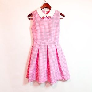 Pink and White Poke a Dot Dres